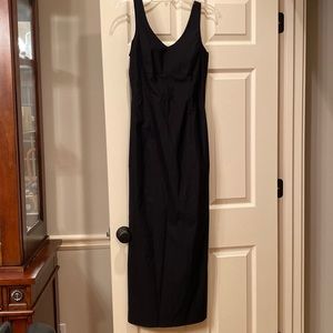 Stunning long black dress European size 36, bought in Germany